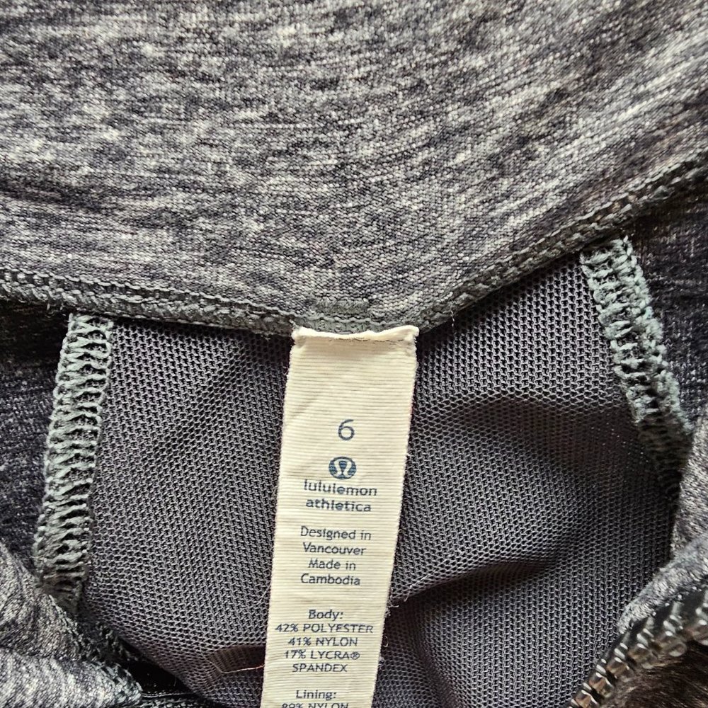 Lululemon Lightly Define Jacket Light Gray Black … - image 4